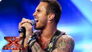 Joseph Whelan sings Sweet Child O Mine  Arena Auditions Week 4  The X Factor 2013 [upl. by Ahsemad]