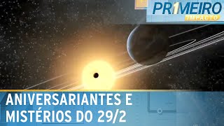 Ano bissexto quem são os aniversariantes do dia 29 de fevereiro  Primeiro Impacto 290224 [upl. by Hoashis61]