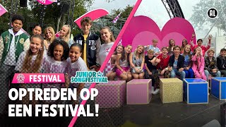 14 OPTREDEN OP EEN FESTIVAL 🎡🎤  JUNIOR SONGFESTIVAL 2023 🇳🇱 [upl. by Denys190]