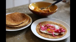 Sourdough Staffordshire Oatcake Recipe [upl. by Chemosh]