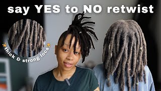 Never worry about thinning locs  heathly locs tips no more retwist semi freeform journey [upl. by Ayalat336]