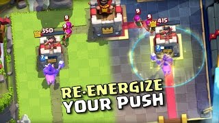 Clash Royale HEAL SPELL Gameplay New Card [upl. by Pattani]