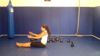 Video BreakingMusclecom  Pullover Sit Ups with Kettlebell [upl. by Giacinta]