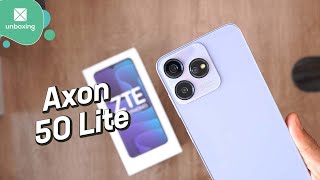 ZTE Axon 50 Lite  Unboxing en español [upl. by Anomas17]