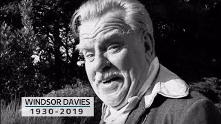 Windsor Davies passes away 1930  2019 2 UK  ITV News  19th January 2019 [upl. by Hseham198]