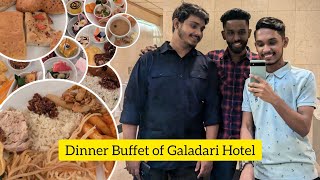 Dinner Buffet of Galadari Hotel 🤍 [upl. by Haeel]