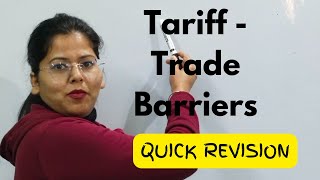 Tariff in international trade  Deepti Mahajan [upl. by Rellim]