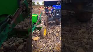 JOHN DEERE PR CHADA SONALIKA KA TAYERJHON DEERE VS SONALIKA TRACTOR 4log tractorvideo [upl. by Deering]