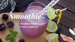 Retete Sanatoase de Smoothie de pe Tik TokHealthy Smoothie Recipes from TikTok [upl. by Perloff]