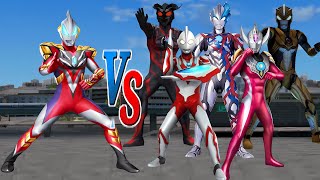 ULTRAMAN GEED BRAVE CHALLENGER VS ULTRAMAN ORB STRIUM GALAXY TARTARUS BLAZAR ZERO DARK RIBUT ウルトラマン [upl. by Faun]