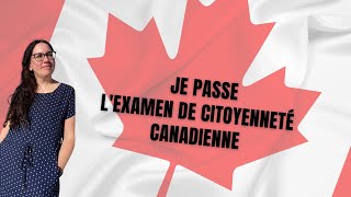 Je passe lexamen de citoyenneté canadienne 🇨🇦 [upl. by Luane]