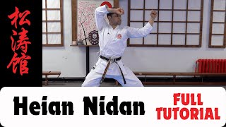 Heian Nidan Shotokan Kata  The ULTIMATE guide to doing this kata [upl. by Ayikat545]