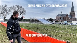 Sneak preview World Championship Hoogerheide 2023  Parcours check met Jens van der Poel [upl. by Miculek871]