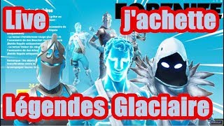 🔴 Fortnite  jachette le pack Légendes Glaciaire  en début de live [upl. by Adnovahs194]