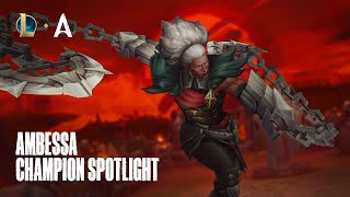 Ambessa Champion Spotlight feat Mylon  Gameplay  League of Legends [upl. by Ysus]