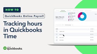 How to track hours w QuickBooks Time in QuickBooks Online Payroll [upl. by Petersen]