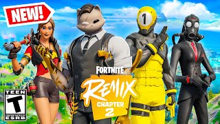 NEW FORTNITE CHAPTER 2 REMIX UPDATE NEW MAP BATTLE PASS amp MORE Fortnite Remix [upl. by Blas]