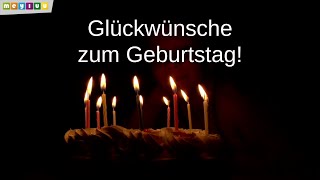 Glückwunsch zum Geburtstag 🕯️Herzliche Geburtstagswünsche für dich 🎵  Geburtstagsvideo [upl. by Nage]