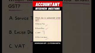 Accountant Interview Questions Accounting Journal Entries gst taxation [upl. by Loren609]