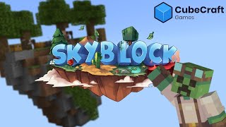 Cubecraft Skyblock Episode 1 Just Getting Started [upl. by Selden]