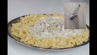 SPÄTZLE REZEPTE SPATZLE RECIPE GERMAN NOODLES  Sashas kitchen [upl. by Rebmyt]