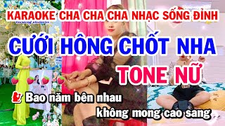 Karaoke Nhạc Sống  Cưới Hông Chốt Nha  Tone Nữ Chacha Vip 2023  Keyboard Khanh Organ Sx900 [upl. by Channa]