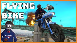 GTA 5 Roleplay  FLYING BIKE VS COPS  RedlineRP [upl. by Firooc]