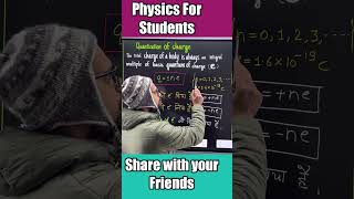 Quantization of charge 🔥🔥 physics cbse neet class12 [upl. by Cherri74]