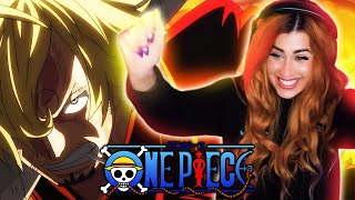 SANJI VS QUEEN 🔥 One Piece Episode 1036 Reaction  Review [upl. by Aoht889]