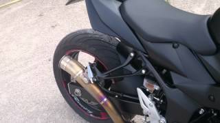 Suzuki Gsr 750 exhaust akrapovic gp [upl. by Eidderf181]