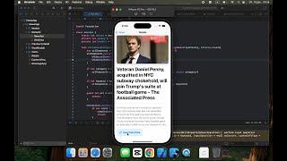 Modern News App Design for beginners using MVVM with SwiftUI  Full Project Walkthrough [upl. by Espy502]