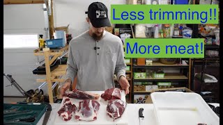 Processing deer shoulders Stop doing it the hard way Tips to save time and get more venison [upl. by Acinod283]