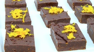 3 Ingredient JAFFA FUDGE [upl. by Assir798]