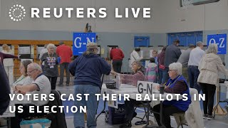 LIVE Voters cast their ballots in US election [upl. by Nickolas213]