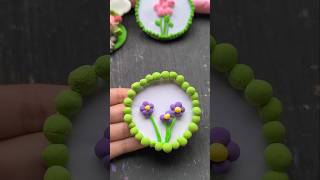 Making showpiece with super clay💫💐 clay superclay claycraft art shorts shortsfeed viralvideo [upl. by Flodnar]