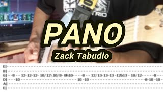 Pano ©Zack Tabudlo 【Guitar Cover】with TABS [upl. by Prochoras646]