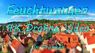 Luftbild Drohnenvideo der historischen Altstadt von Feuchtwangen 4K Drohne Video [upl. by Noffihc]