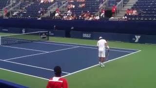 Lleyton Hewitt Warmup BBampT Atlanta Open 2013 R1 [upl. by Mina]