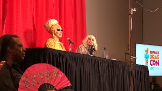 Trixie amp Katyas UNHhhh Panel DragCon NYC 2018 [upl. by Shaylah874]