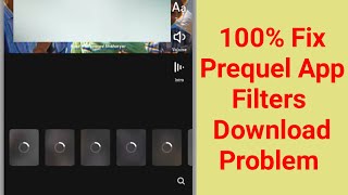 Prequel filters not download problem  Prequel App Not Working amp Not Loading In Android [upl. by Ahsirhcal791]