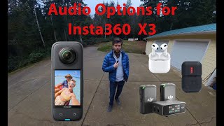 Audio Recording Options for the Insta360 X3 [upl. by Cave]