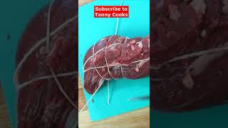 Prep whole Filet Mignon SHORTS [upl. by Aliahkim]