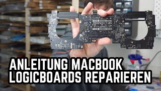 Wie man MacBook Logicboards repariert [upl. by Yale]