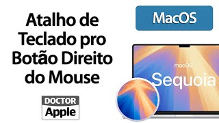 Curso Mac  Atalho de Teclado pro Botão Direito do Mouse [upl. by Alacim]