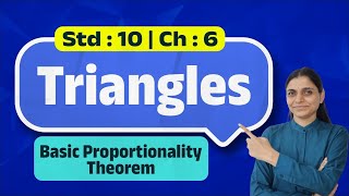 Std  10  Chapter 6  Triangles  Theorem 61  GSEB  CBSE [upl. by Annemarie]