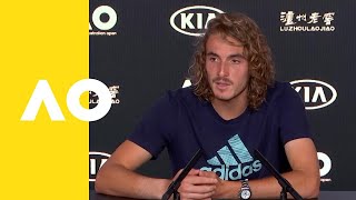 Stefanos Tsitsipas press conference SF  Australian Open 2019 [upl. by Elmina]