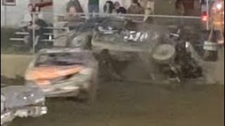 Schaghticoke Fairgrounds Demolition Derby 9224 V8’s from the 1 and 6 o’clock show [upl. by Middle]