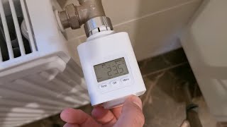 MyProject Radiator Temperature Controller from Kaufland  review and install [upl. by Ahsanat367]