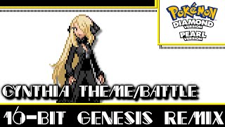 16BitGenesisCynthia ThemeCynthia Battle  Pokemon DiamondPearlCommission [upl. by Inhsor589]