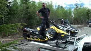 2013 Skidoo summit x summer riding june 24 [upl. by Brigg]